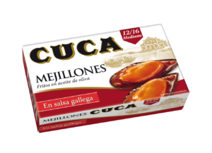 Mijillones en salsa gallega