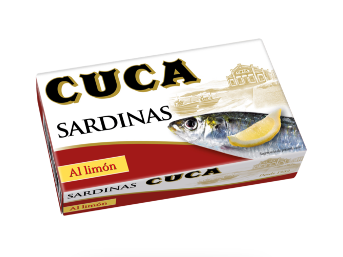 Sardinas al limón