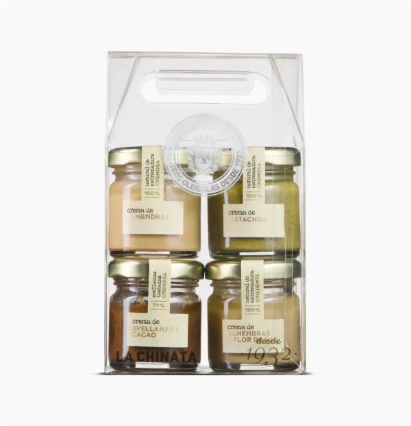 Pack 4 Cremas Frutos Secos Mini